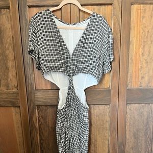 Midi Length Abercrombie Dress w/ Cutout Detail